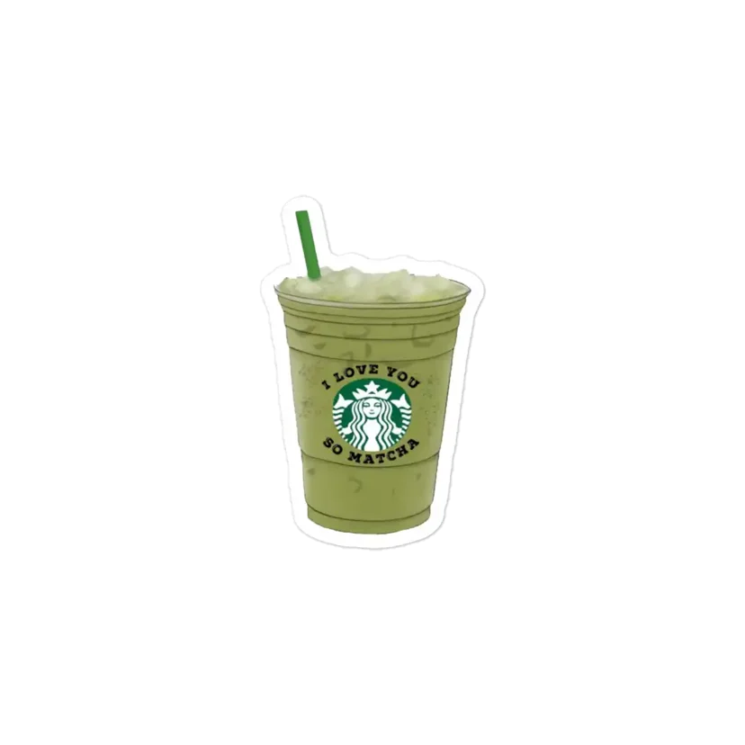 I love you so matcha Sticker