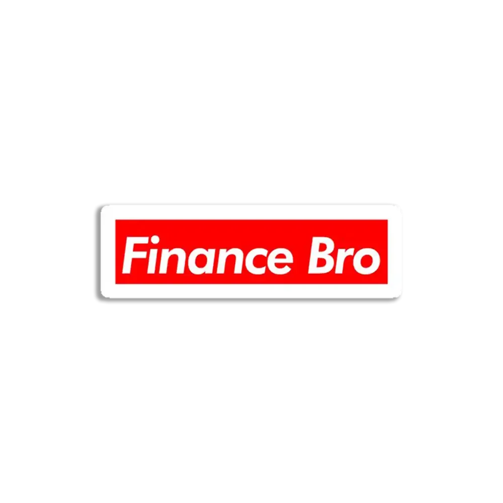 Finance Bro Sticker