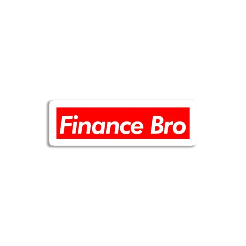 Finance Bro Sticker