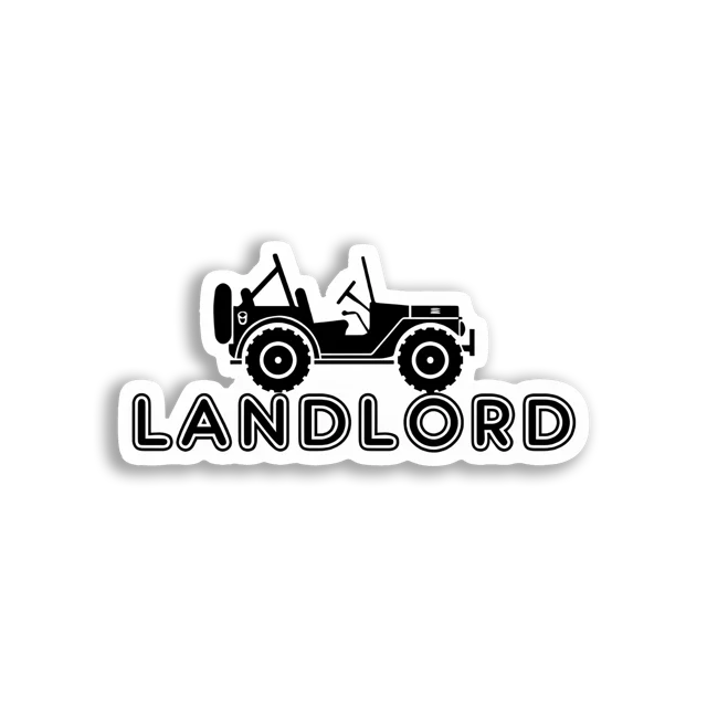 Landlord Jeep Silhouette Car Sticker