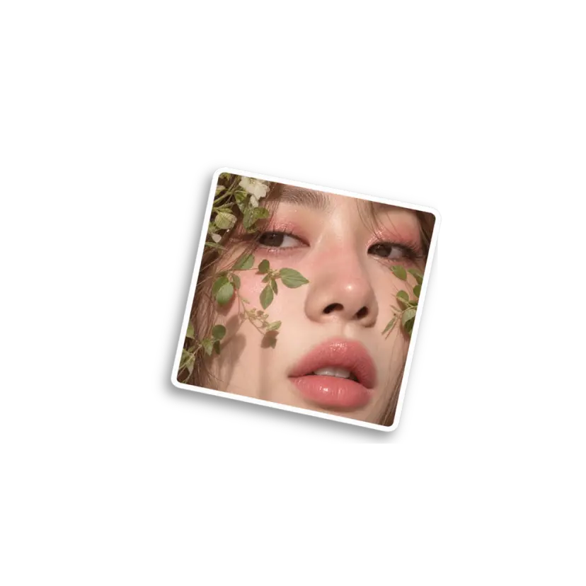 Beauty Portrait Photo Sticker