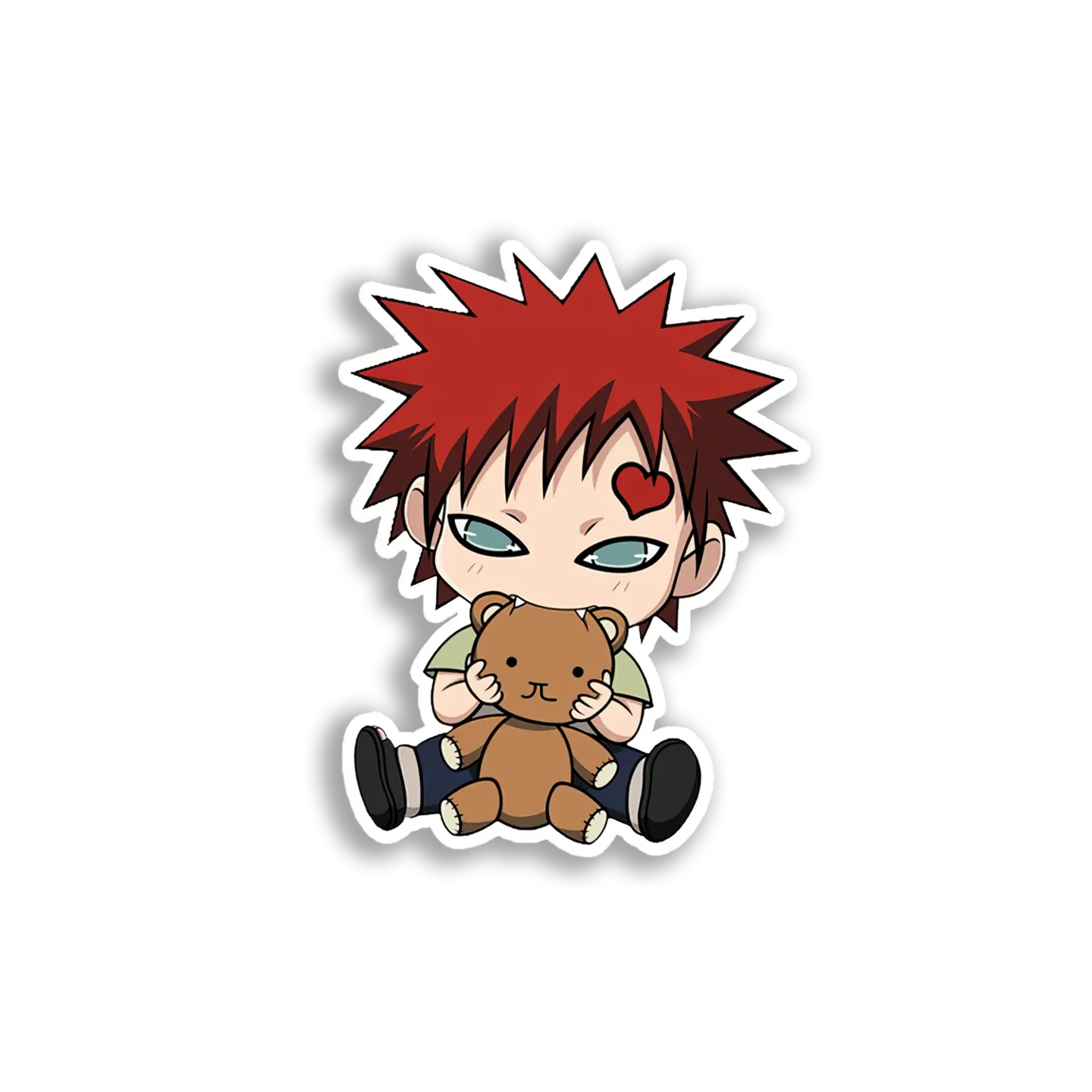 Gaara Chibi Artwork Sticker