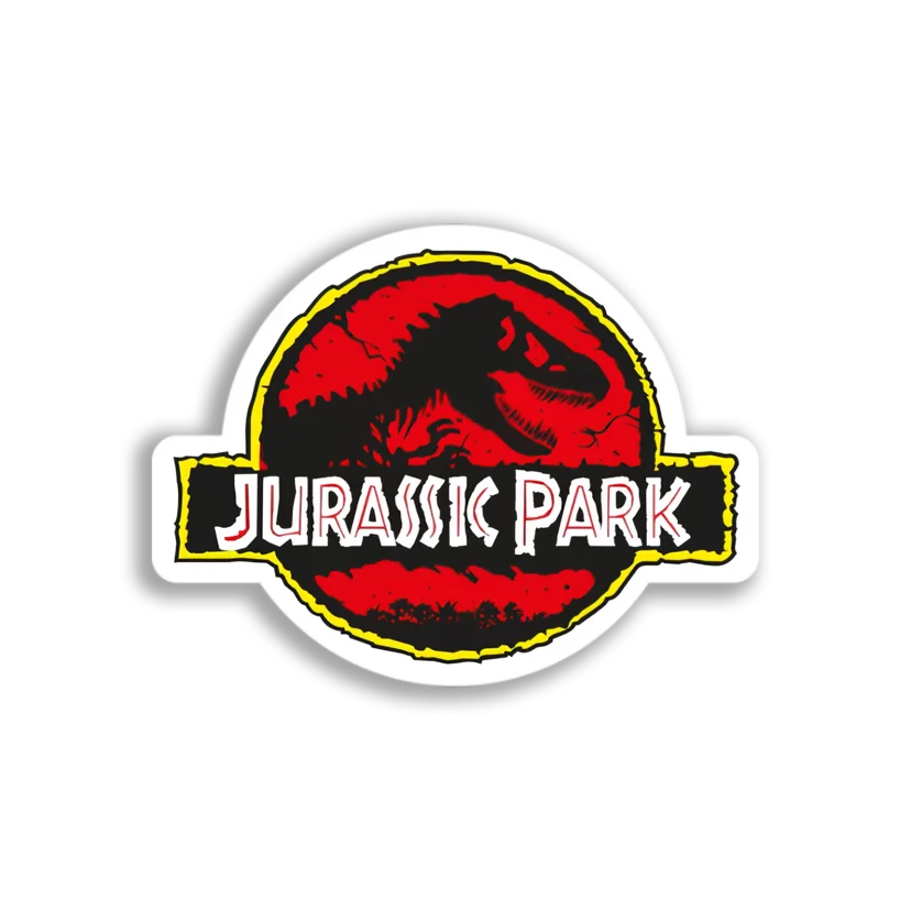 Jurassic Park Logo Sticker