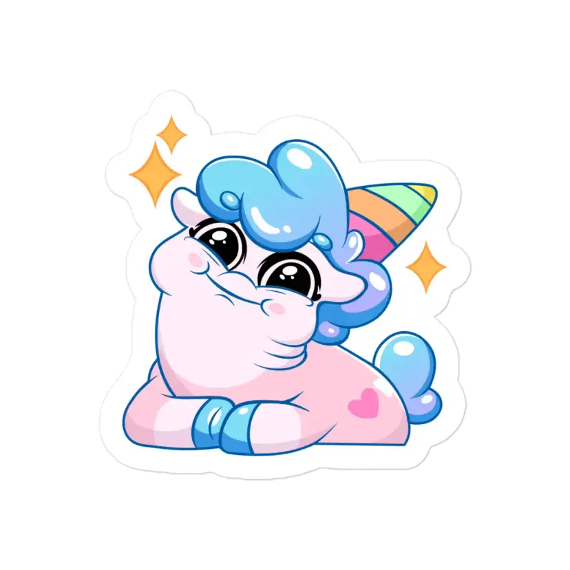 Little Sweety Unicorn Sticker