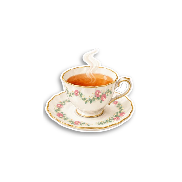 Tea Cup Sticker