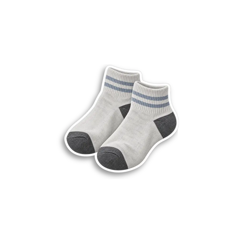 Grey Socks Sticker