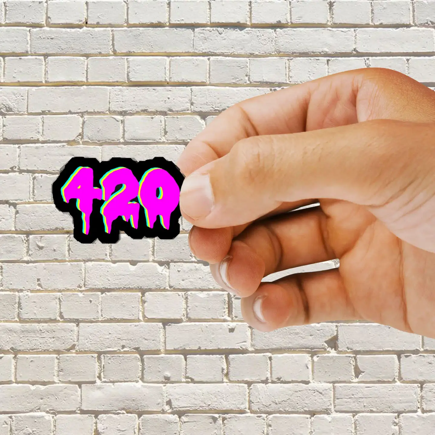 Neon 420 Sticker