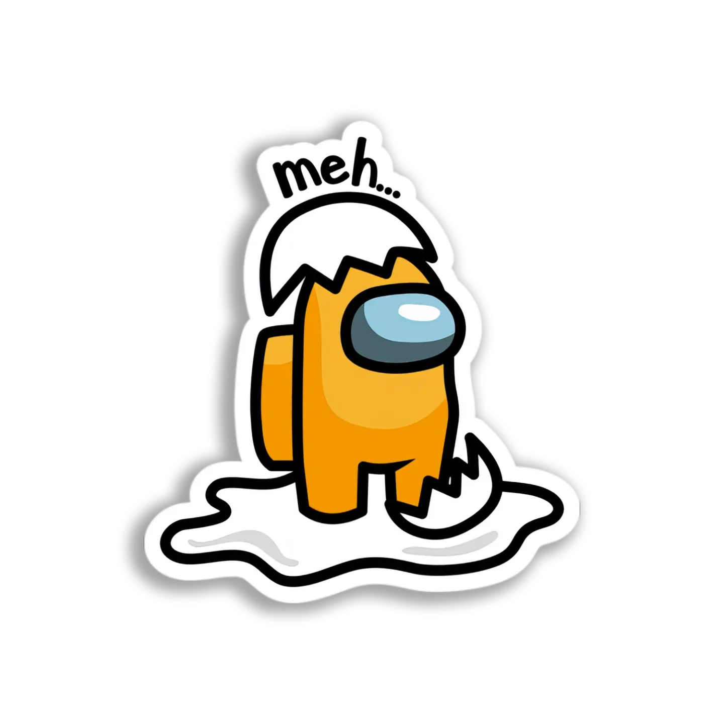 Among Us Egg Crewmate Sticker