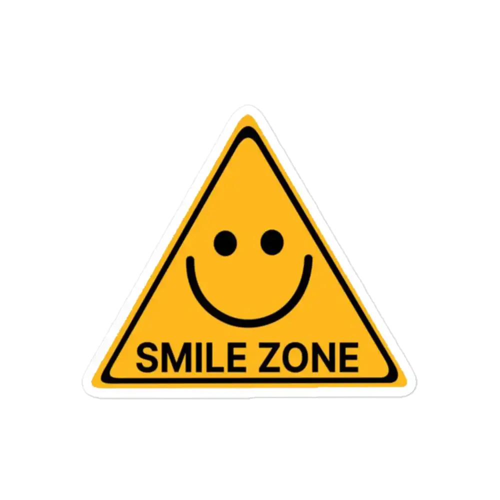 Smile Zone Sticker