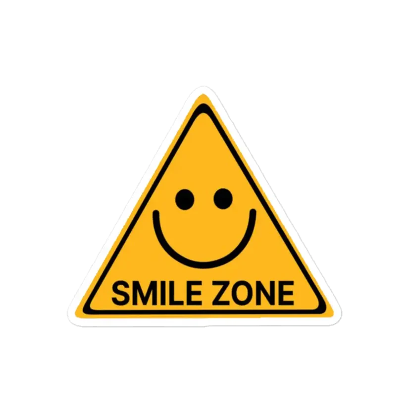 Smile Zone Sticker