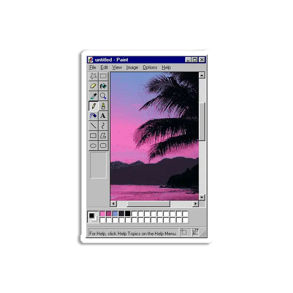 MS Sunset Sticker