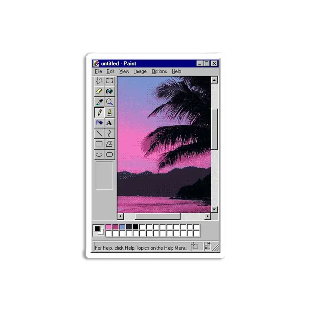 MS Sunset Sticker