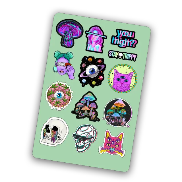 Trippy  - Mini Sticker Sheet