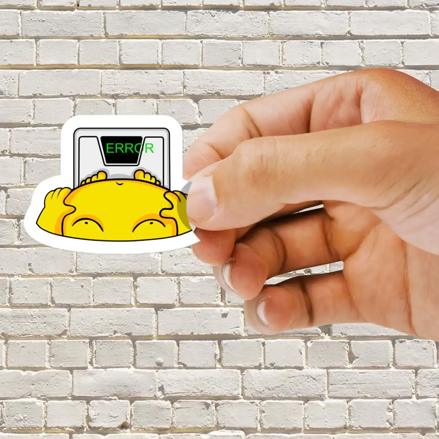 Body Weight Scale Error Sticker