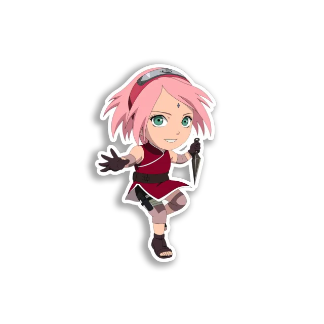 Sakura Haruno Chibi Sticker
