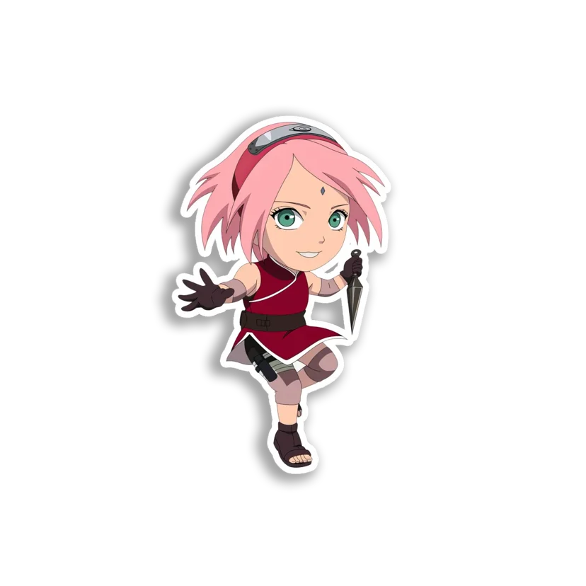 Sakura Haruno Chibi Sticker