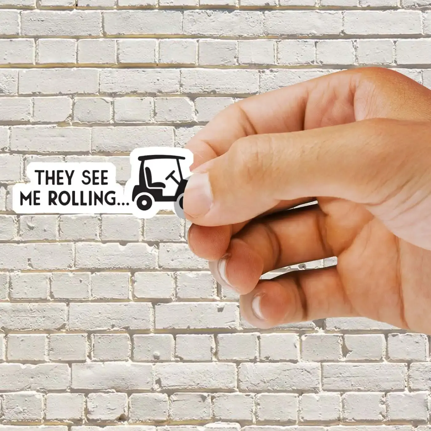 They see us rollin' Sticker