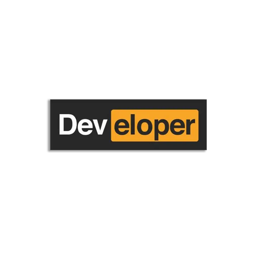 Developer Sticker