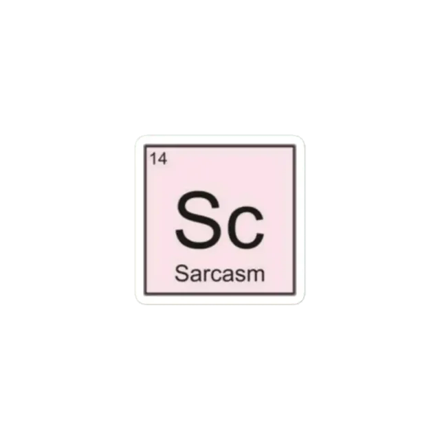 Sarcasm pink grunge soft Tumblr aesthetic sticker Sticker
