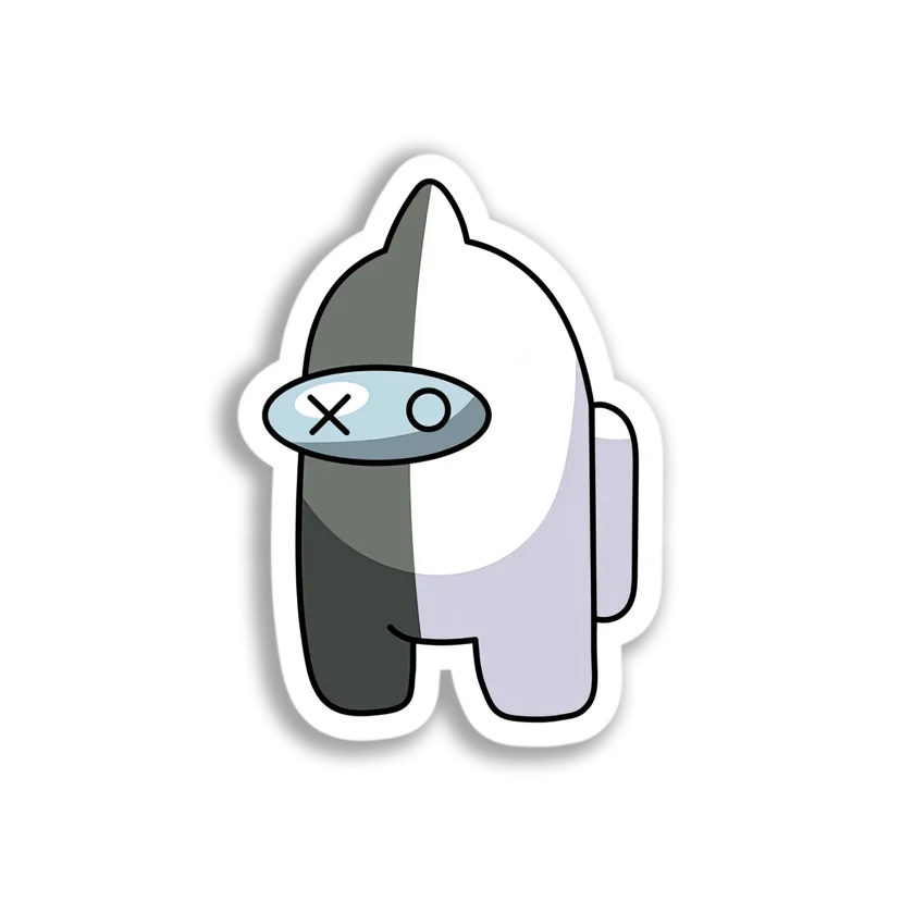 Dead Among Us Crewmate Sticker