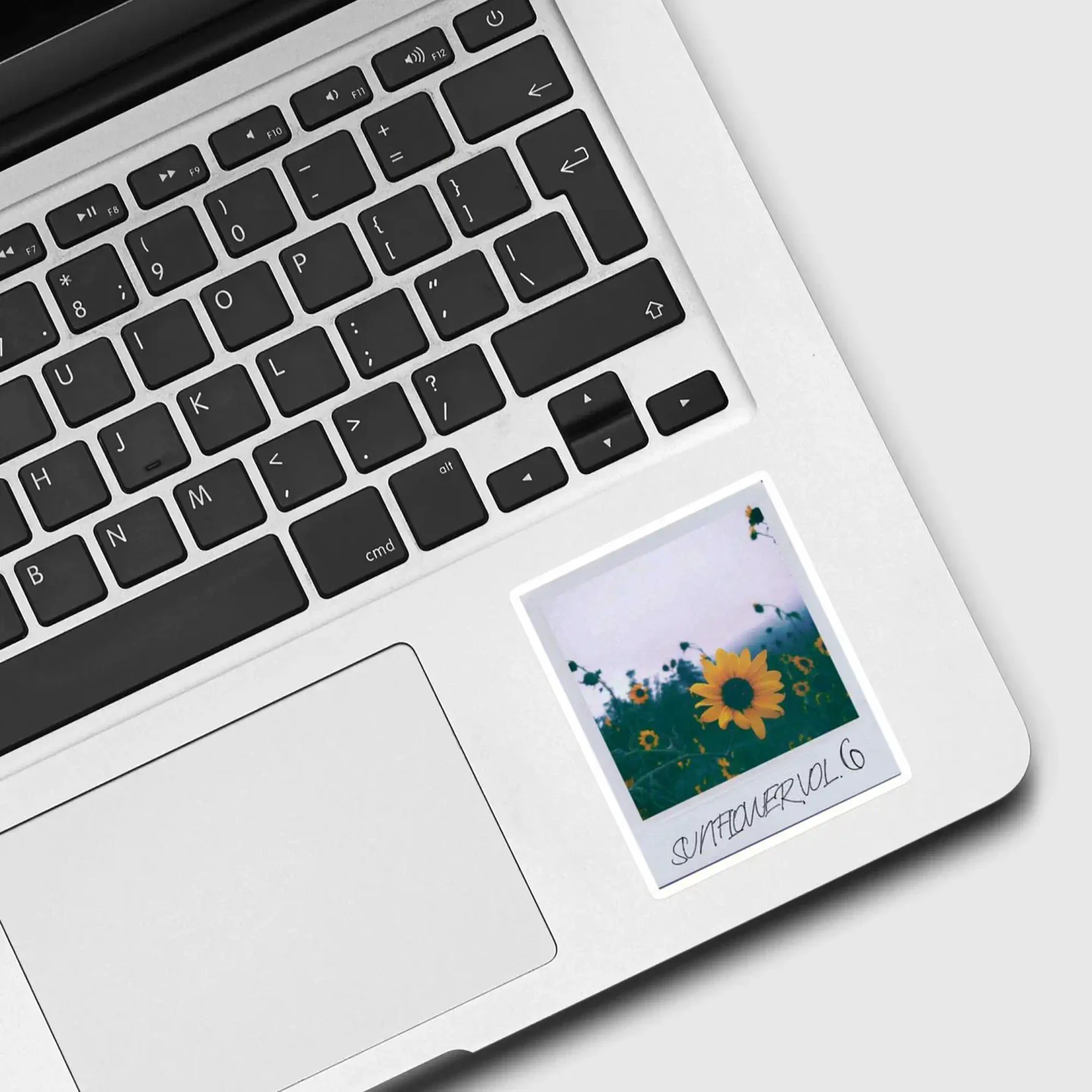 Sunflower Polaroid Sticker