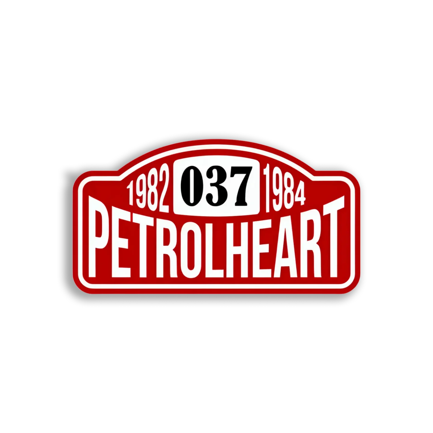 Petrolheart 1982-1984 037 Car Sticker