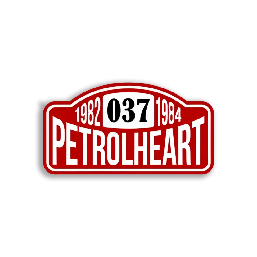 Petrolheart 1982-1984 037 Car Sticker