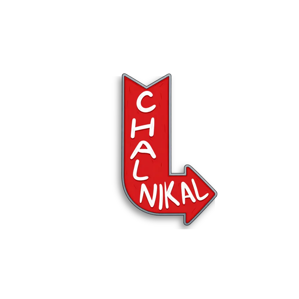 Chal Nikal Arrow Sticker