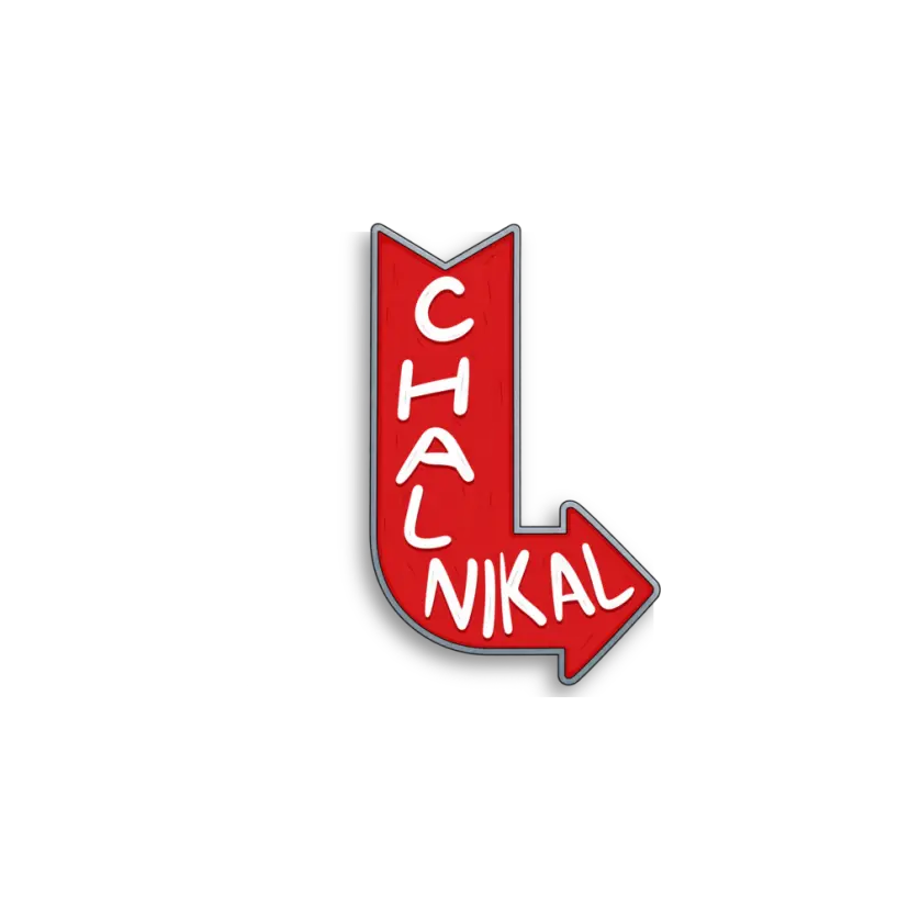 Chal Nikal Arrow Sticker