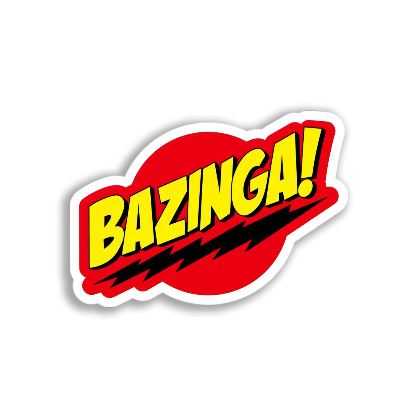 Bazinga! Comic Sound Effect Sticker