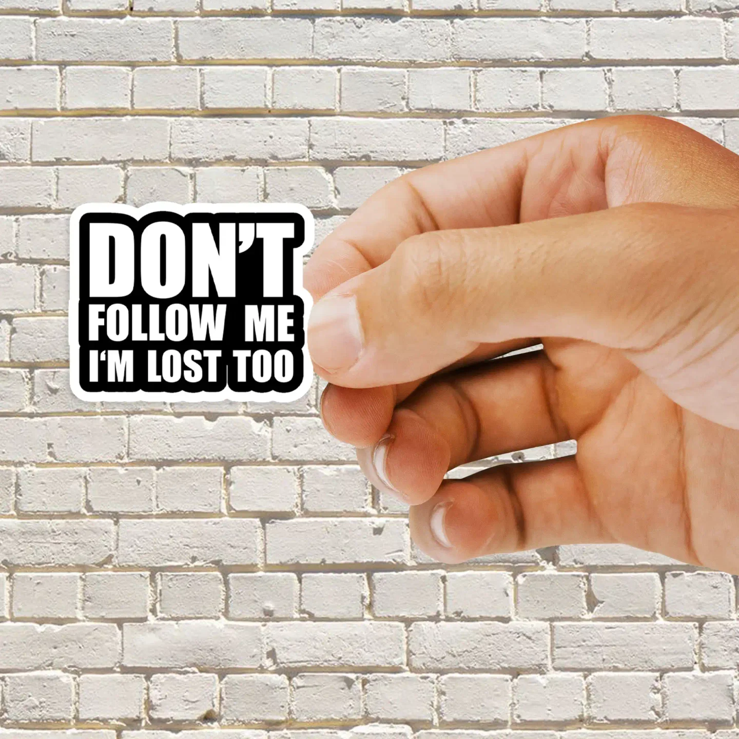 Don't Follow Me, Im lost Too Sticker