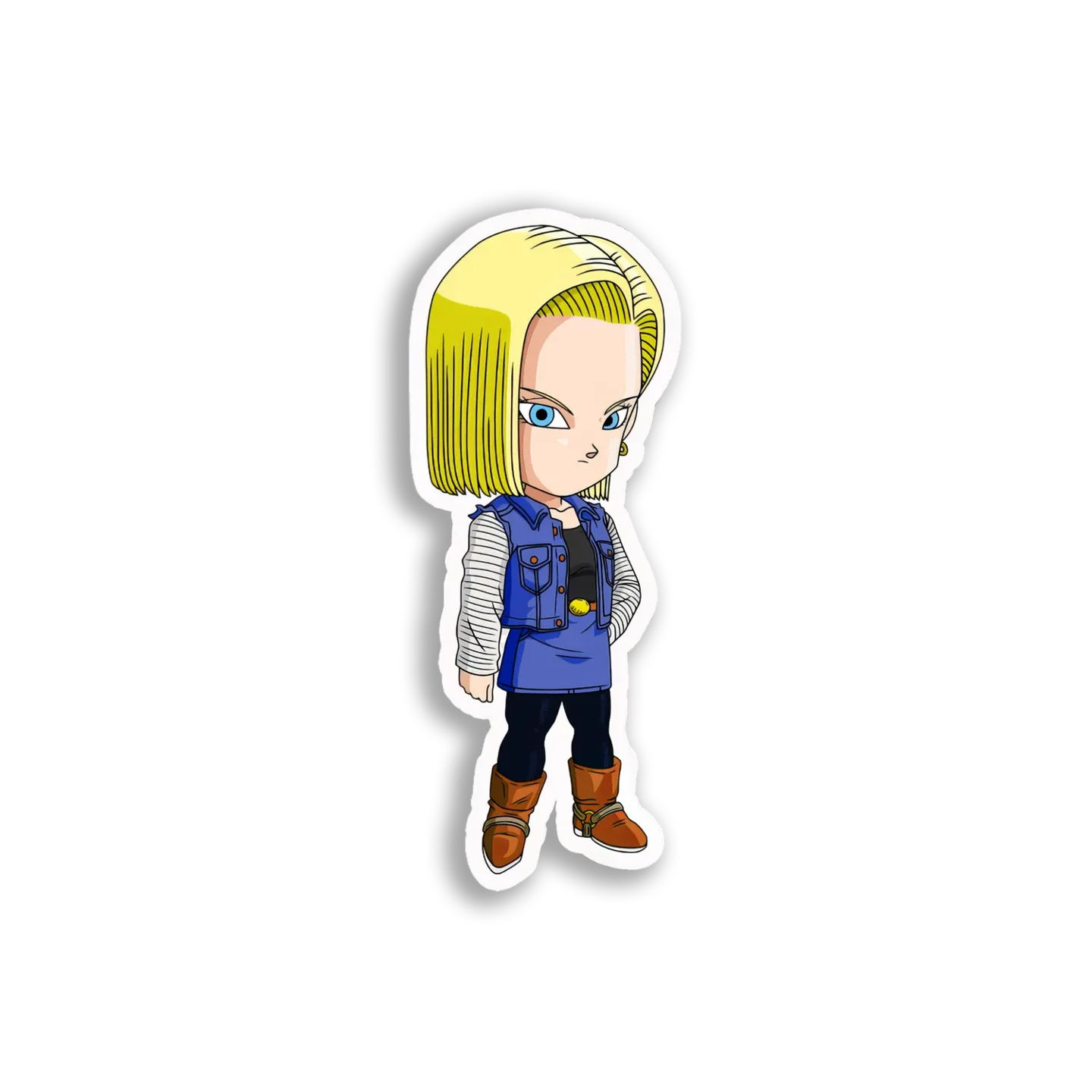 Chibi Android 18 Sticker