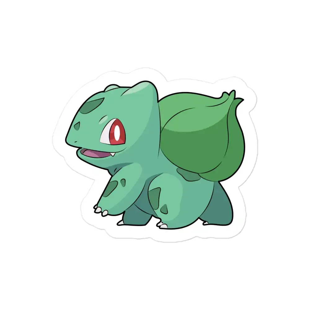 Pokemon Bulbasaur Sticker