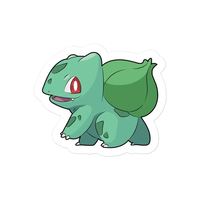 Pokemon Bulbasaur Sticker
