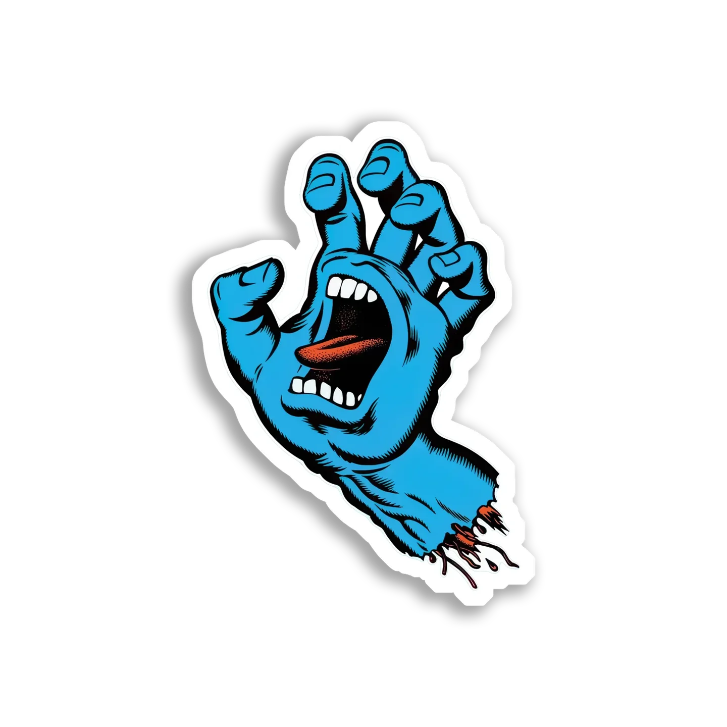 Screaming Hand Sticker Image Sticker