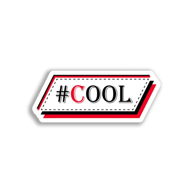 Hashtag Cool Sticker