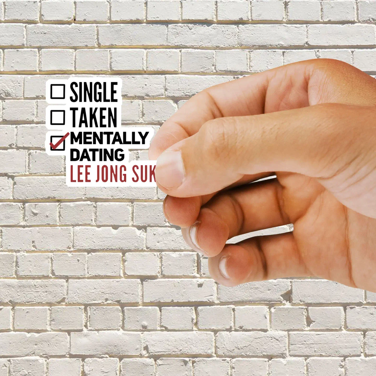 Mentally Dating Lee Min Ho  Sticker