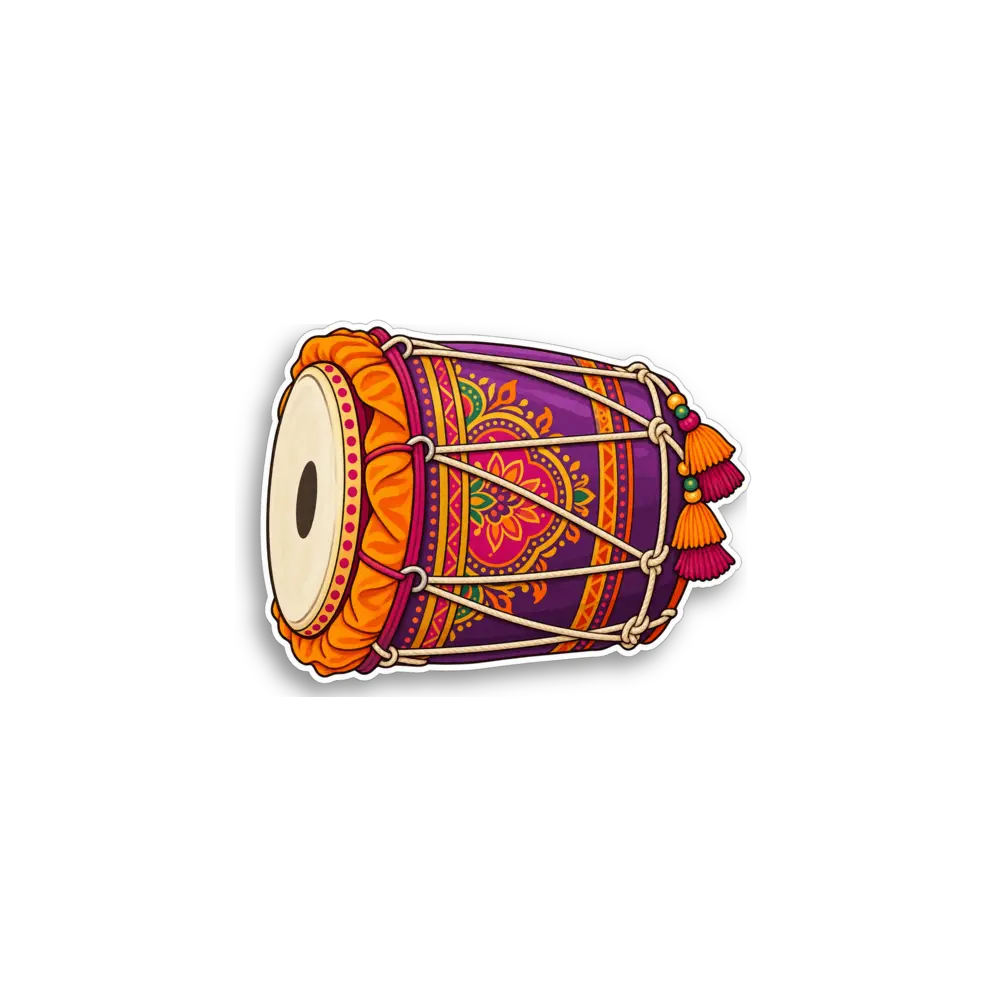 Dhol Sticker