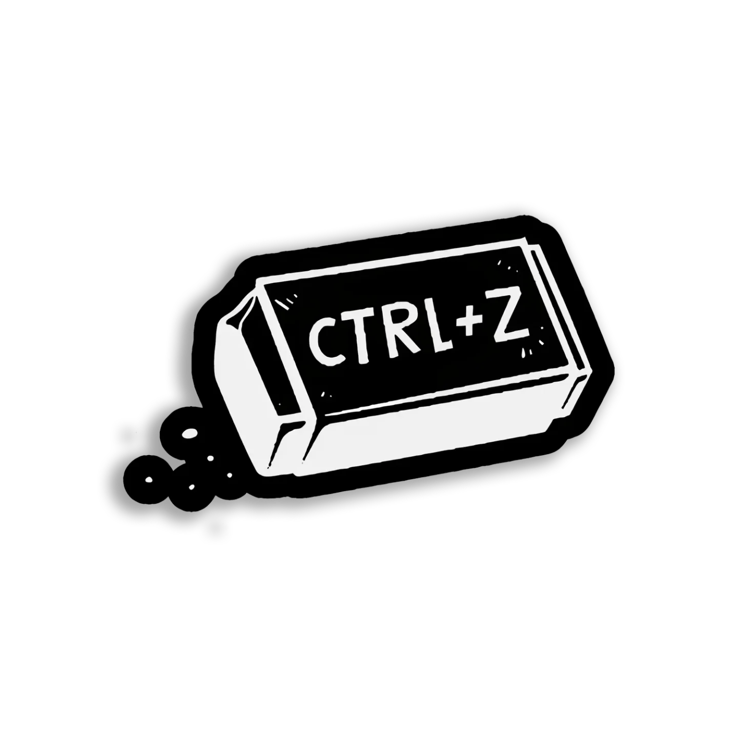Ctrl+Z The Undo Button Sticker