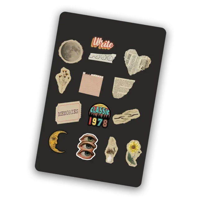 Retro Aesthetic  - Mini Sticker Sheet