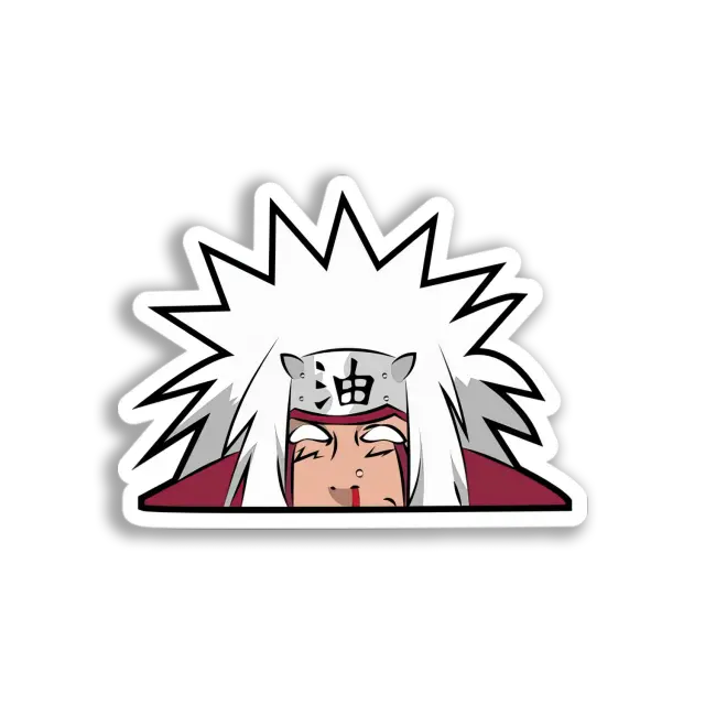 Jiraiya Peeking Decal Sticker