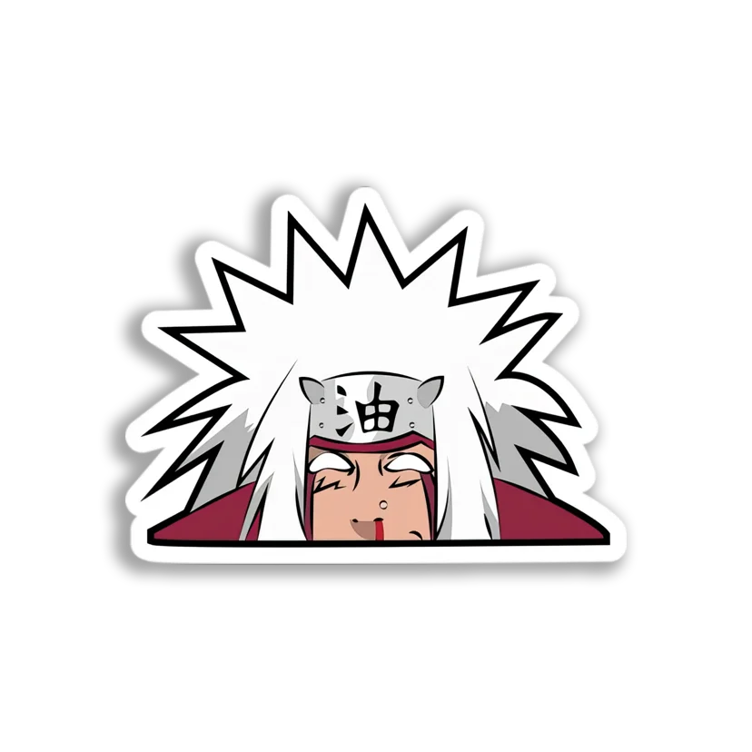 Jiraiya Peeking Decal Sticker