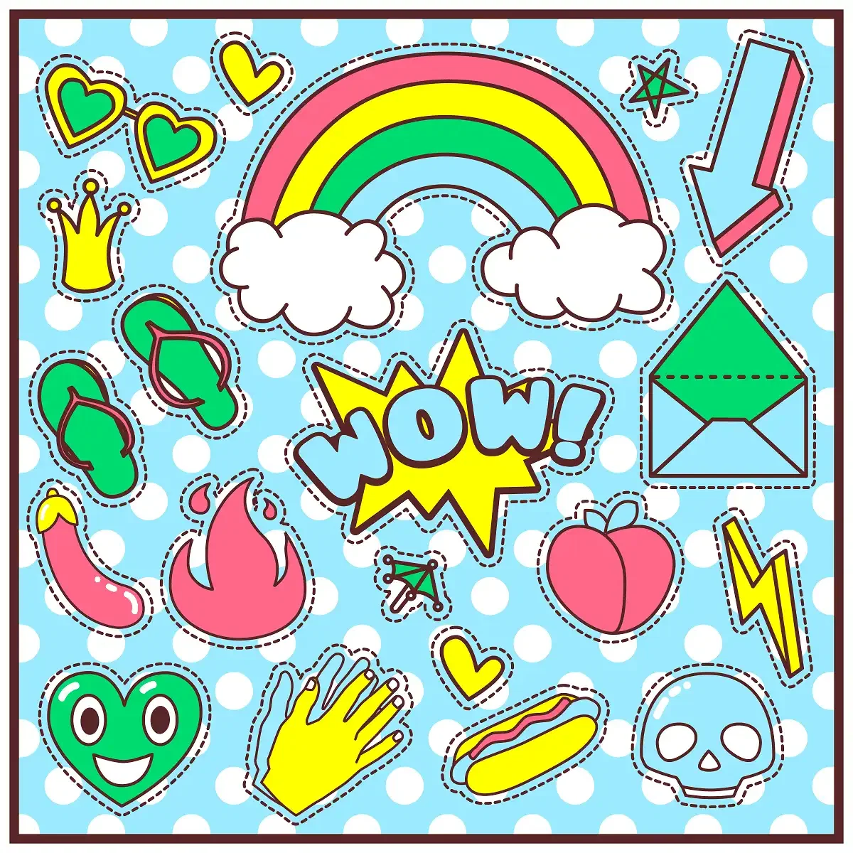 Wow VSCO Stickers