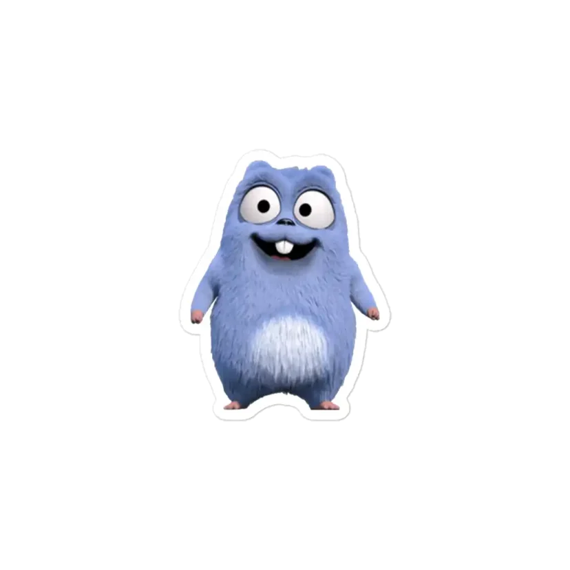 Grizzy and Lemmings Sticker