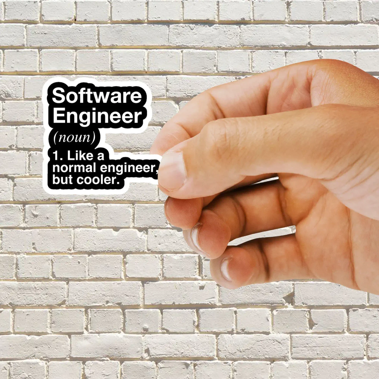 Software Engineer Definition Sticker