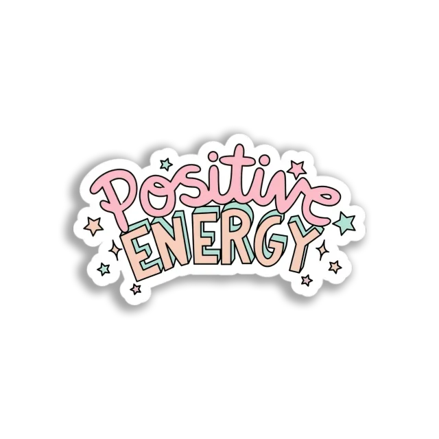 Positive Energy Vibes Sticker