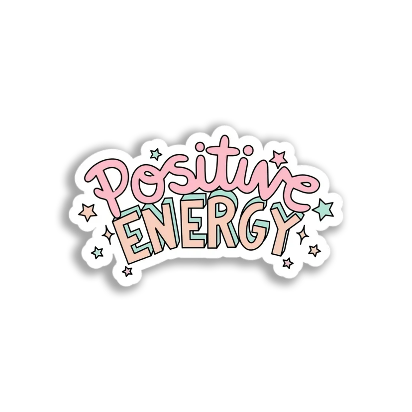 Positive Energy Vibes Sticker