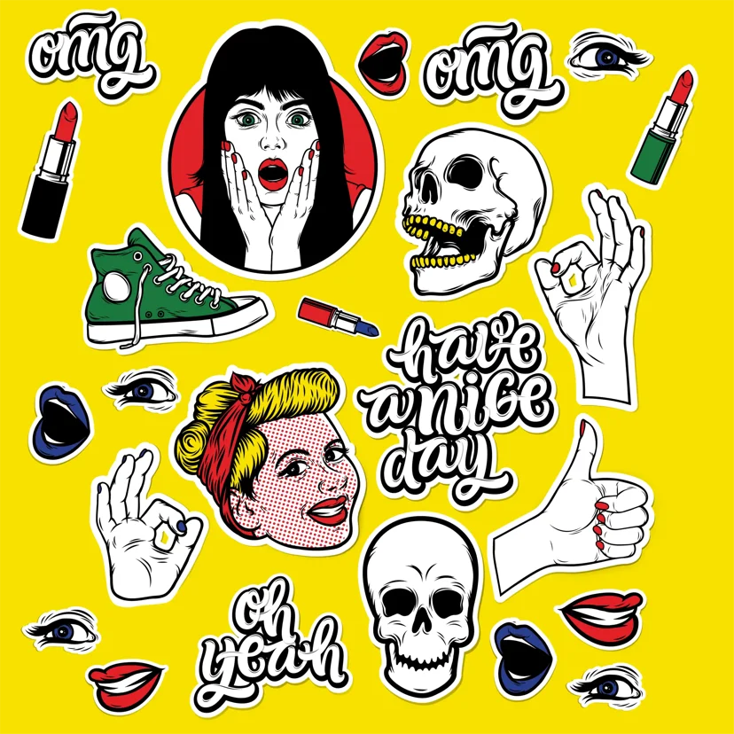 Witchcraft Halloween Stickers