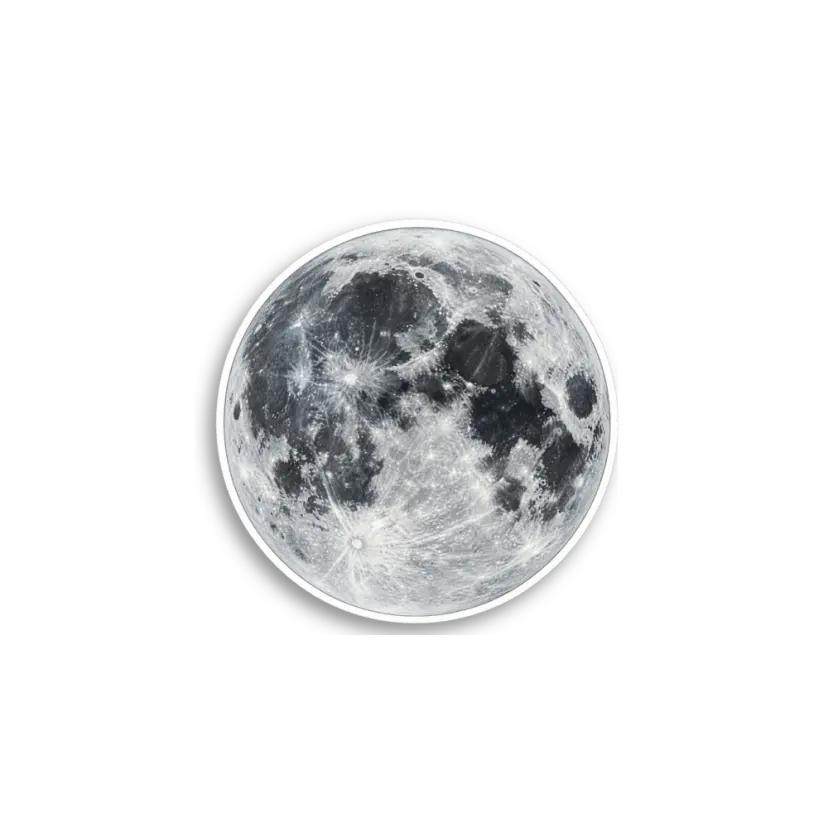 Moon Photo Sticker