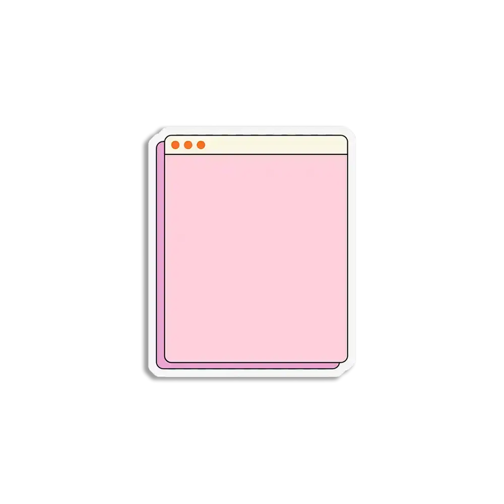 Pink Browser VSCO Sticker
